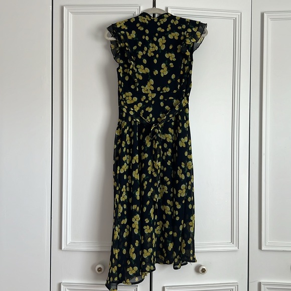 ASYMMETRICAL LEMON PRINT DRESS - Picture 2 of 7